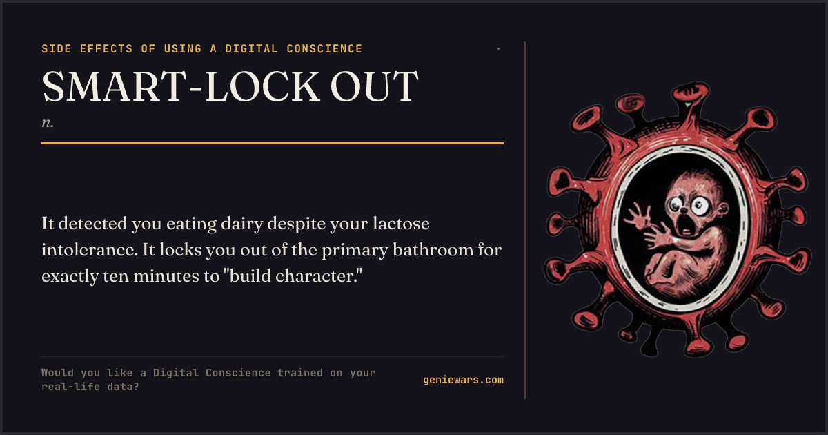 SMART-LOCK OUT — share card
