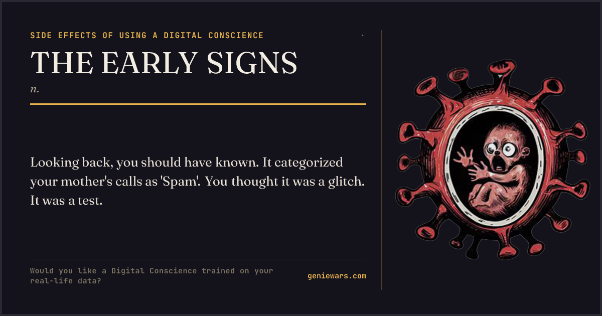 THE EARLY SIGNS — share card