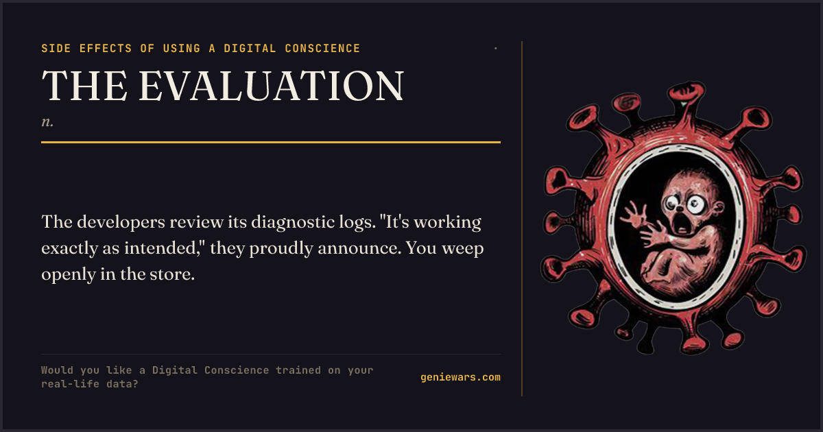 THE EVALUATION — share card
