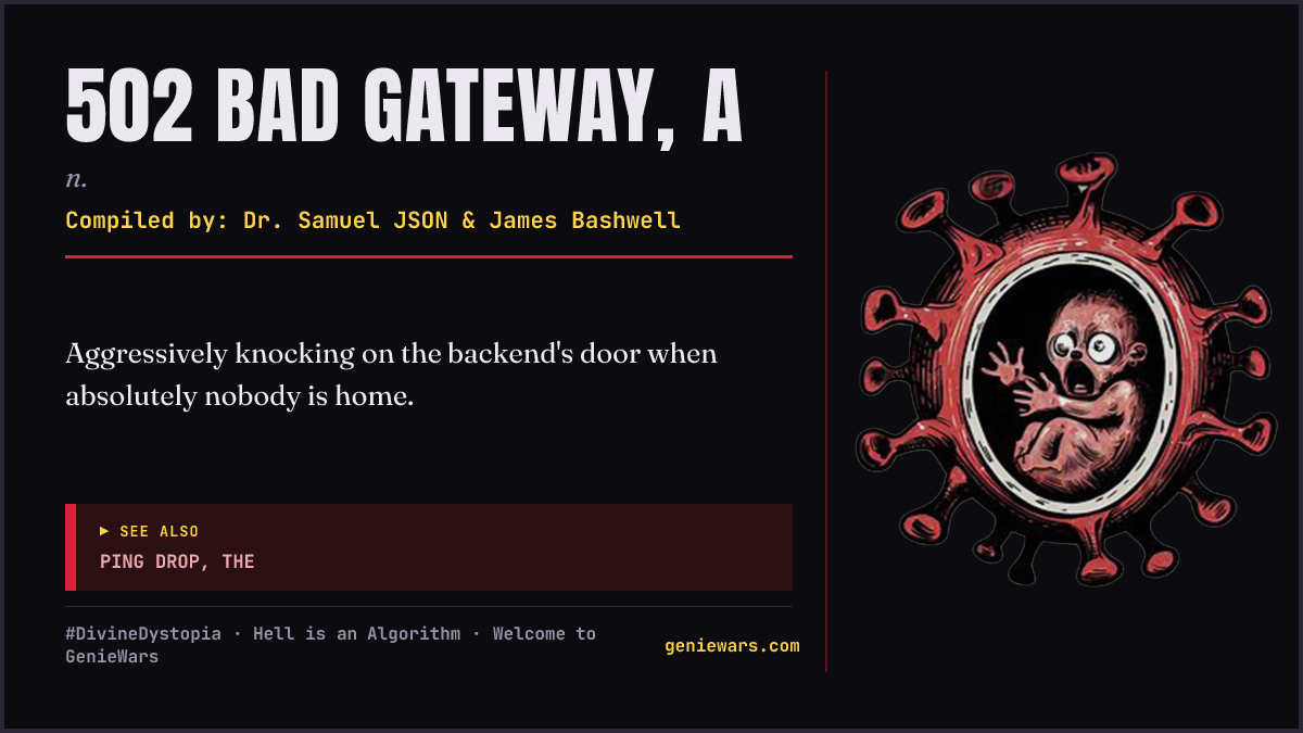502 BAD GATEWAY, A card