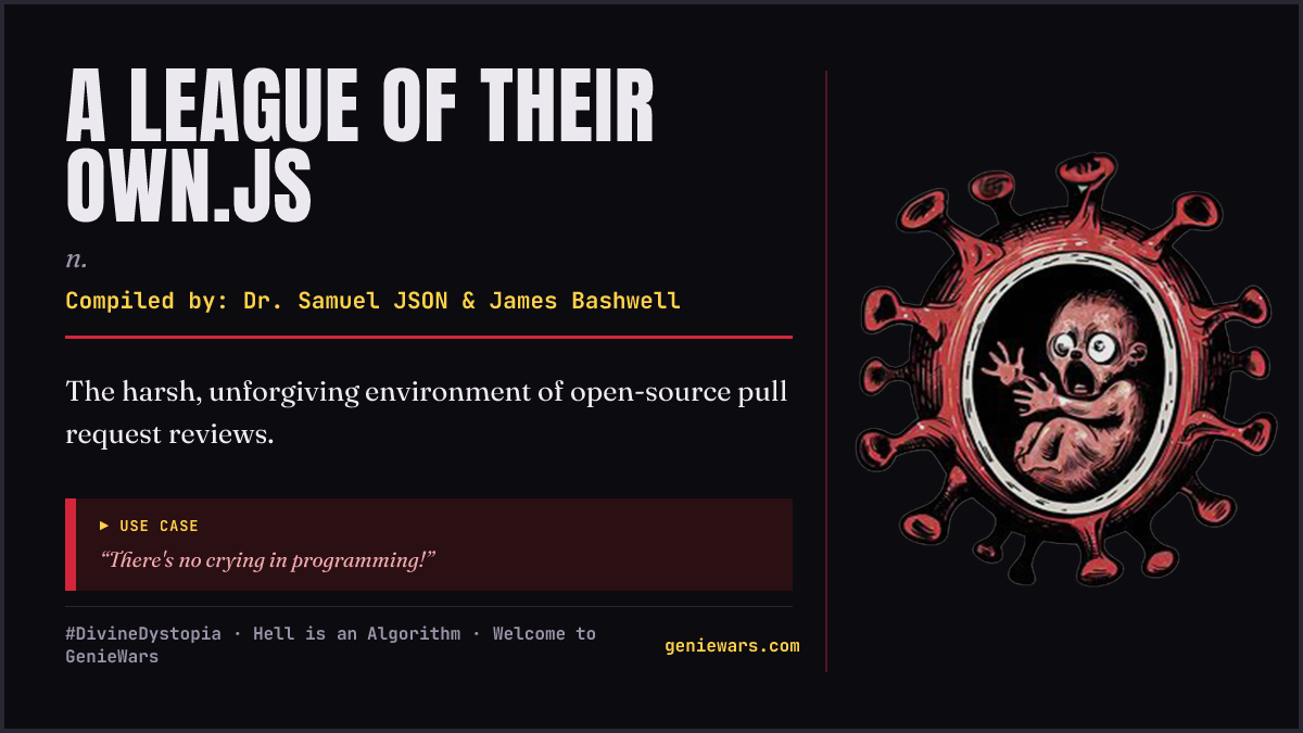 A LEAGUE OF THEIR OWN.JS card