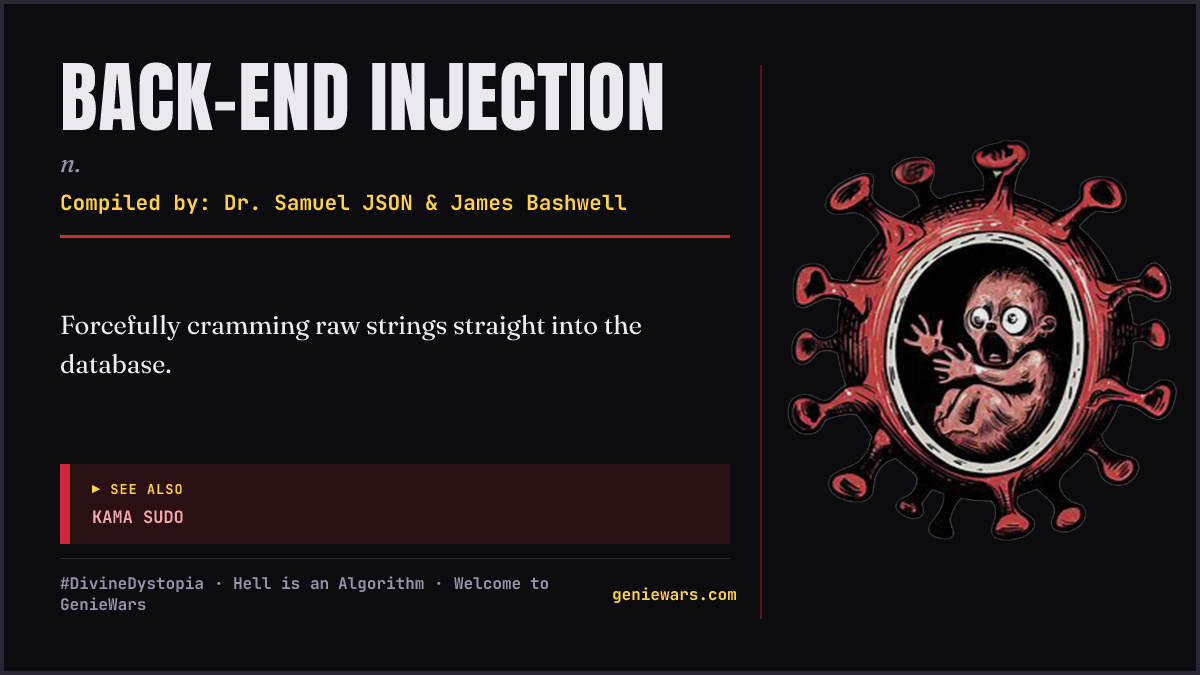 BACK-END INJECTION card