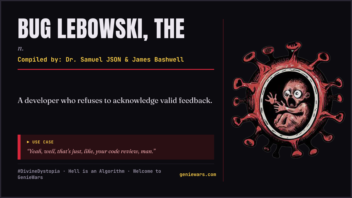 BUG LEBOWSKI, THE card