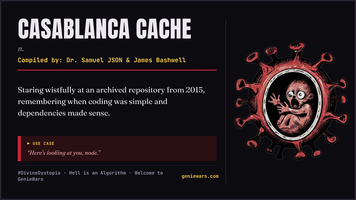 CASABLANCA CACHE card