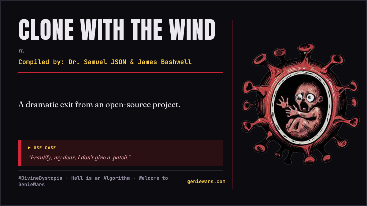 CLONE WITH THE WIND card
