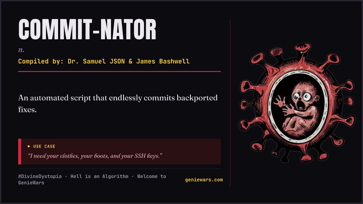 COMMIT-NATOR card
