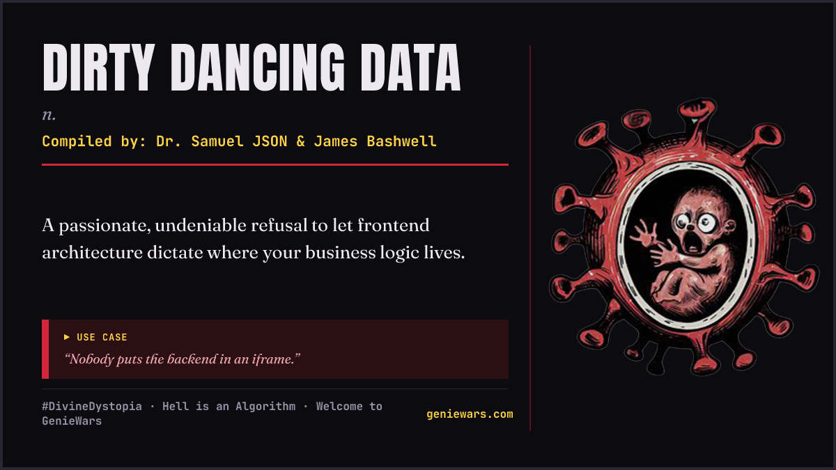 DIRTY DANCING DATA card
