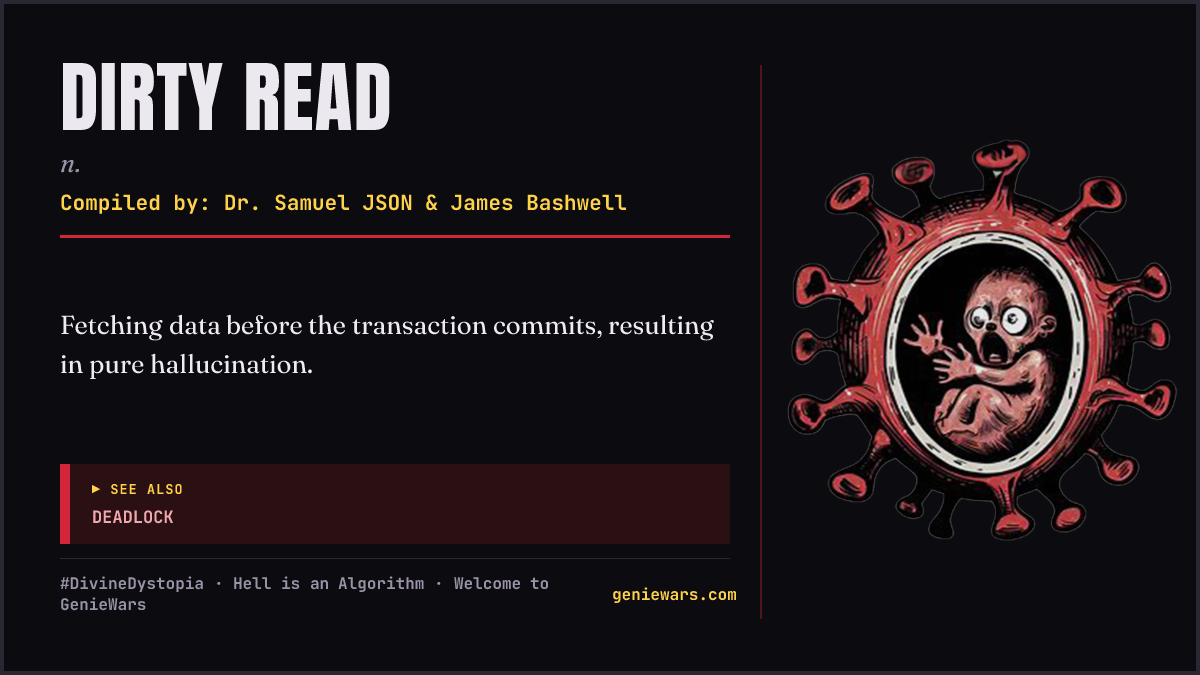 DIRTY READ card