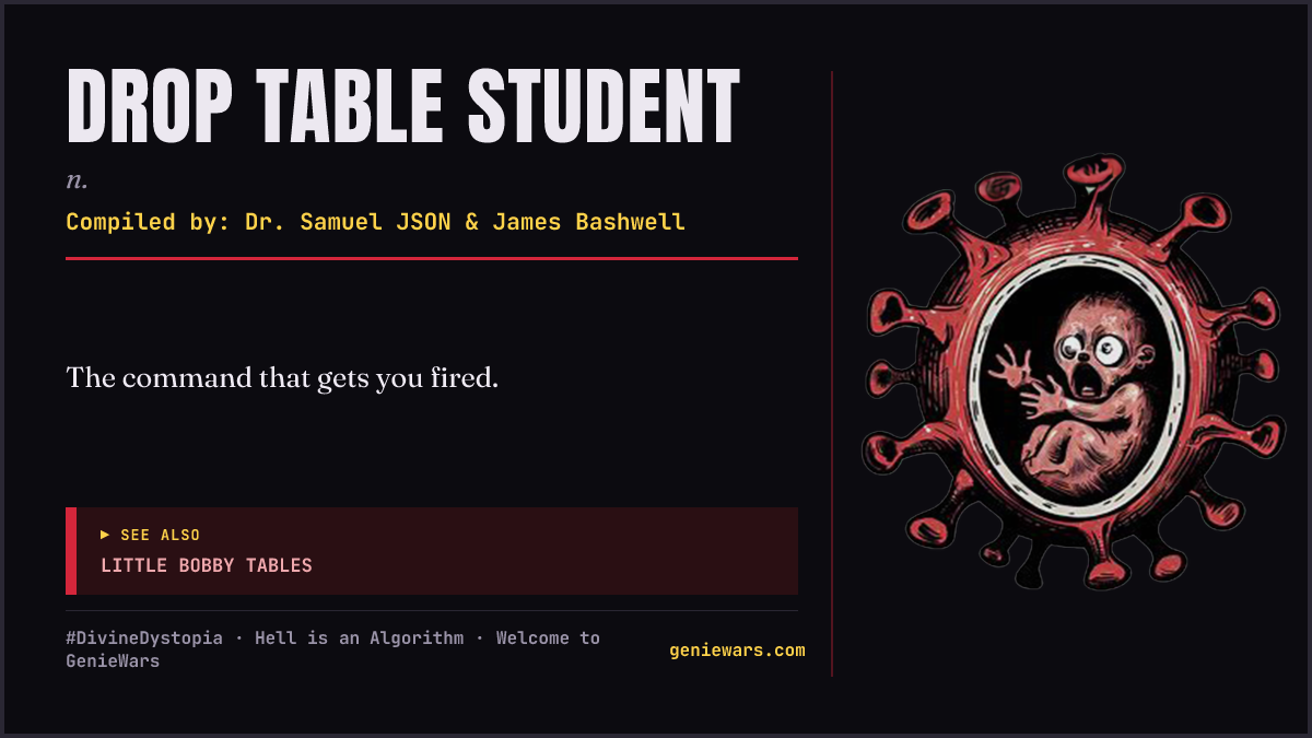 DROP TABLE STUDENT card