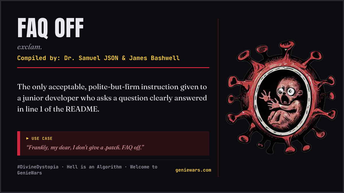 FAQ OFF card
