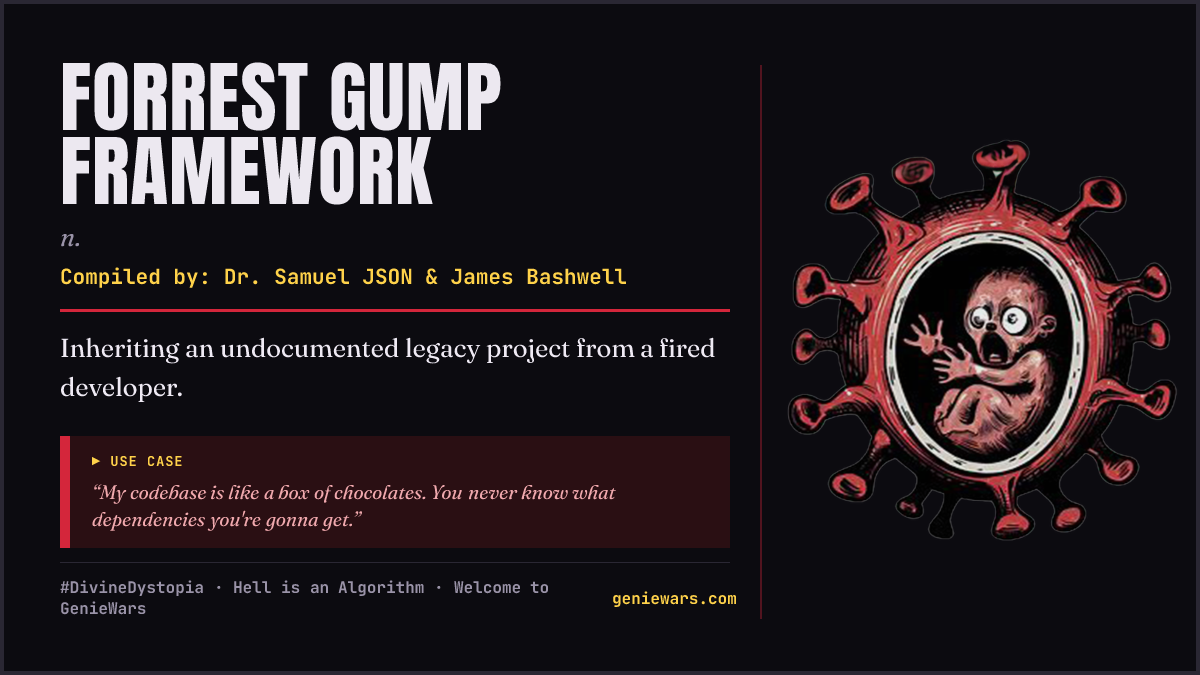 FORREST GUMP FRAMEWORK card