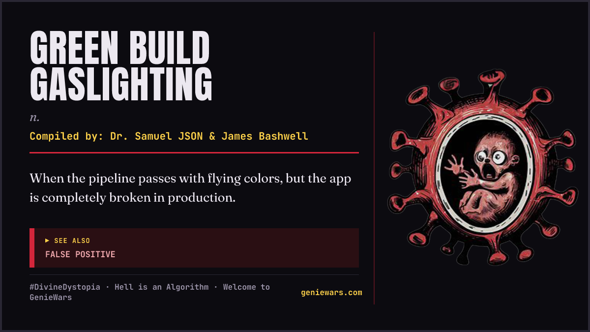 GREEN BUILD GASLIGHTING card