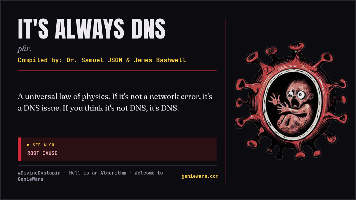 IT'S ALWAYS DNS card