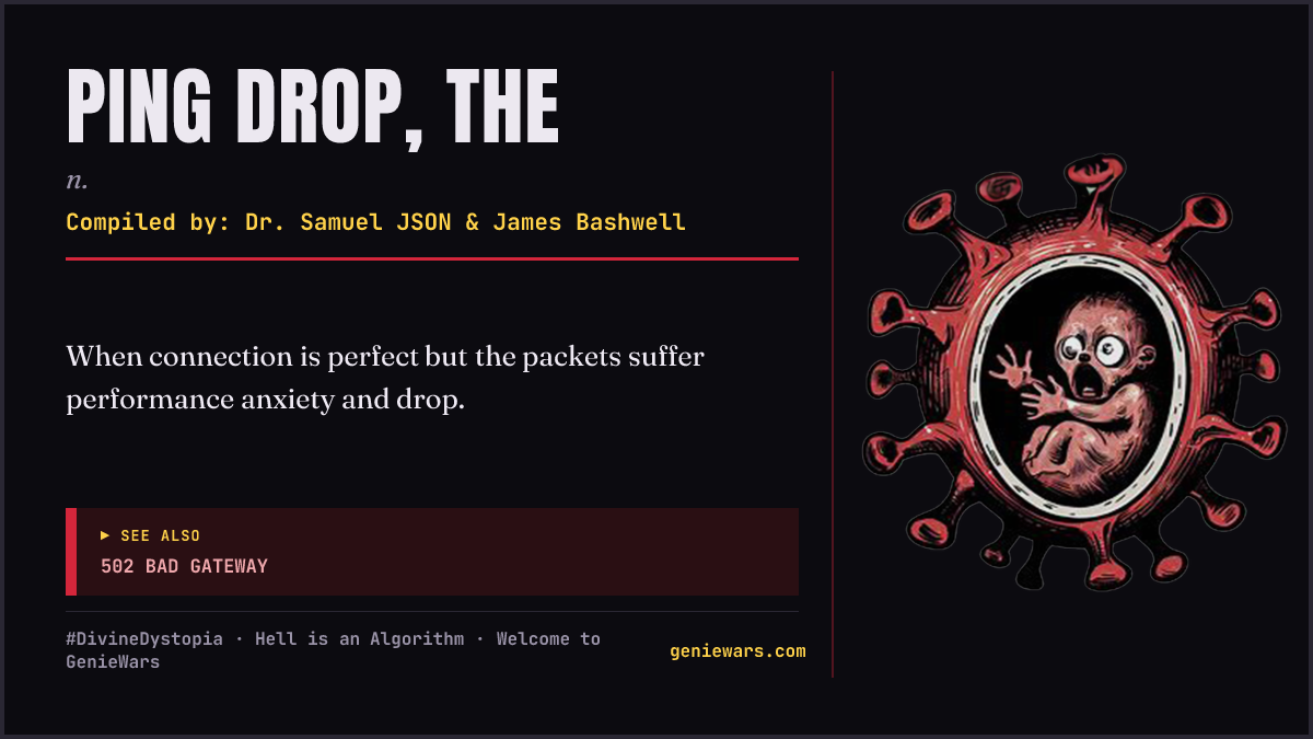 PING DROP, THE card