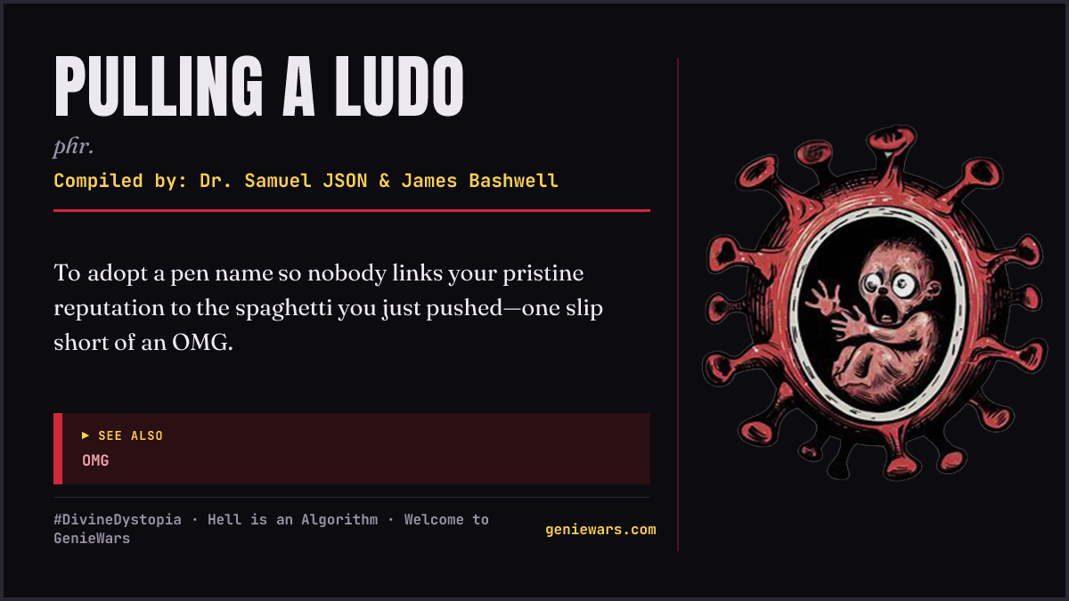 PULLING A LUDO card