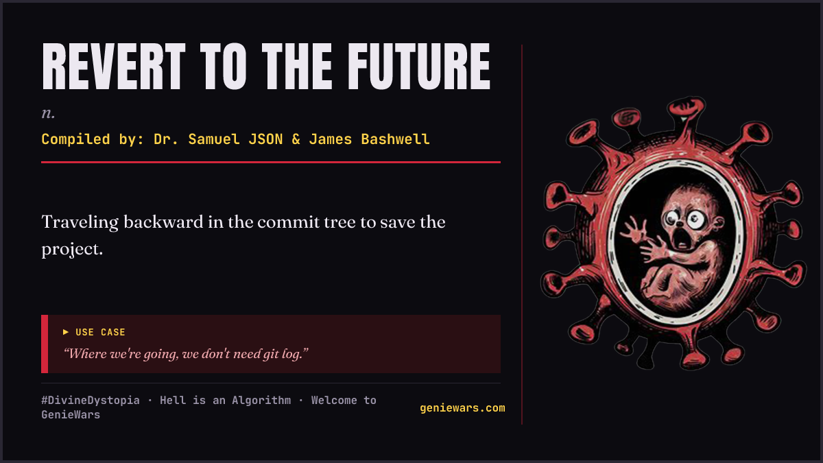 REVERT TO THE FUTURE card