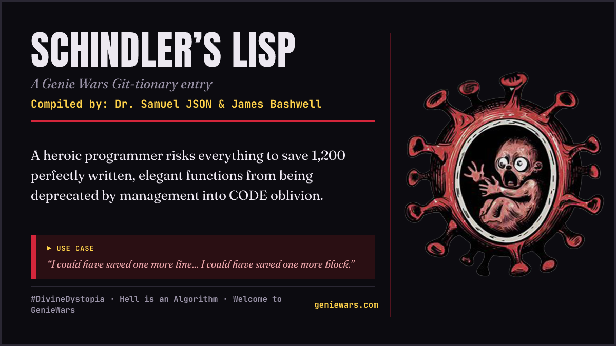 SCHINDLER’S LISP card