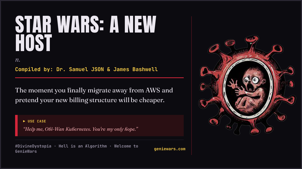 STAR WARS: A NEW HOST card