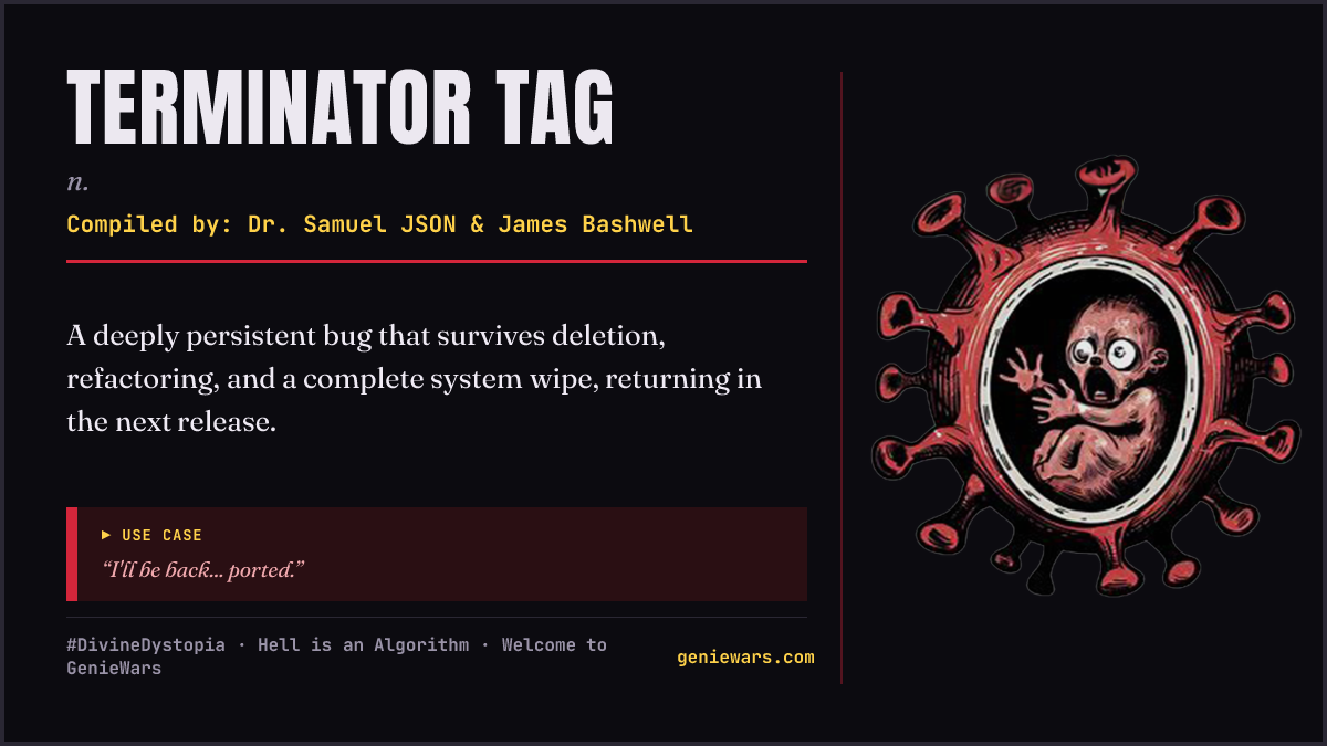 TERMINATOR TAG card