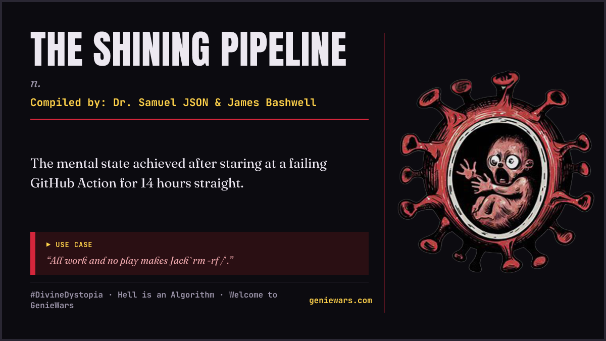THE SHINING PIPELINE card