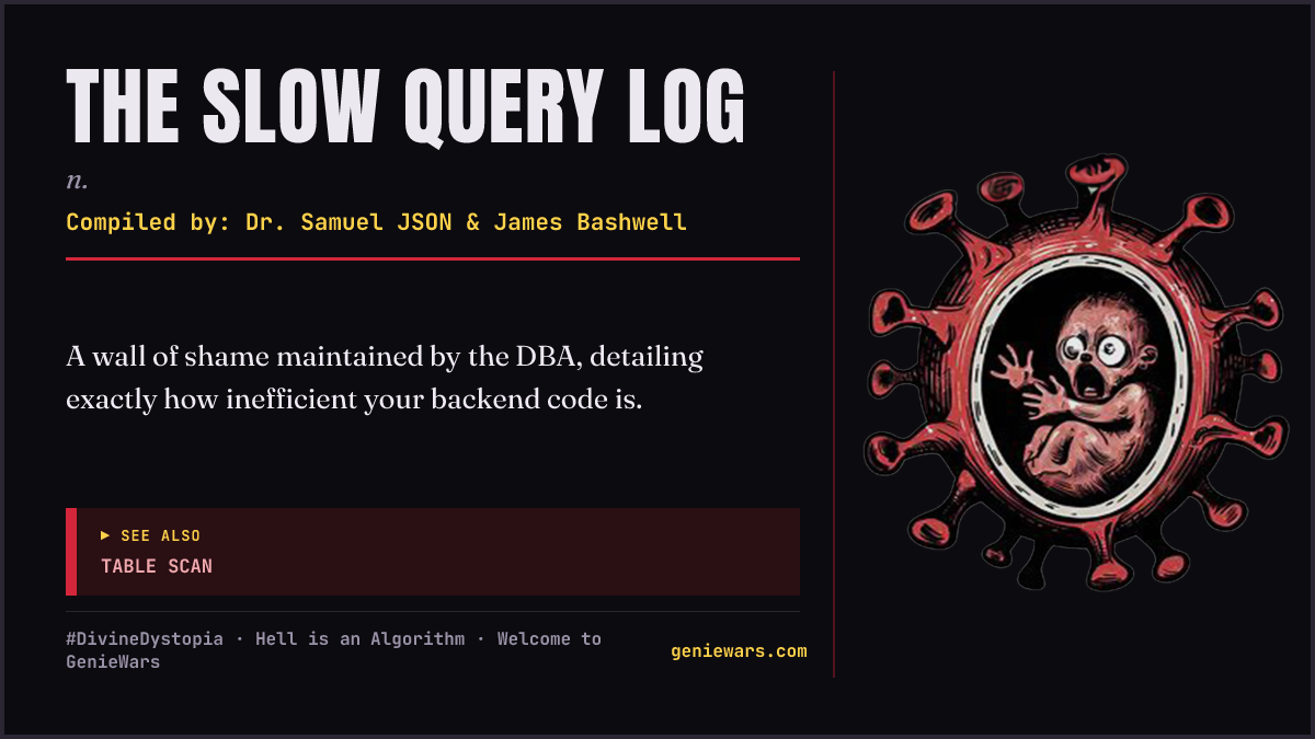 THE SLOW QUERY LOG card